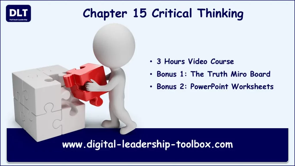Superior Critical Thinking Training is Chapter 15 of the Digital Leadership Toolbox