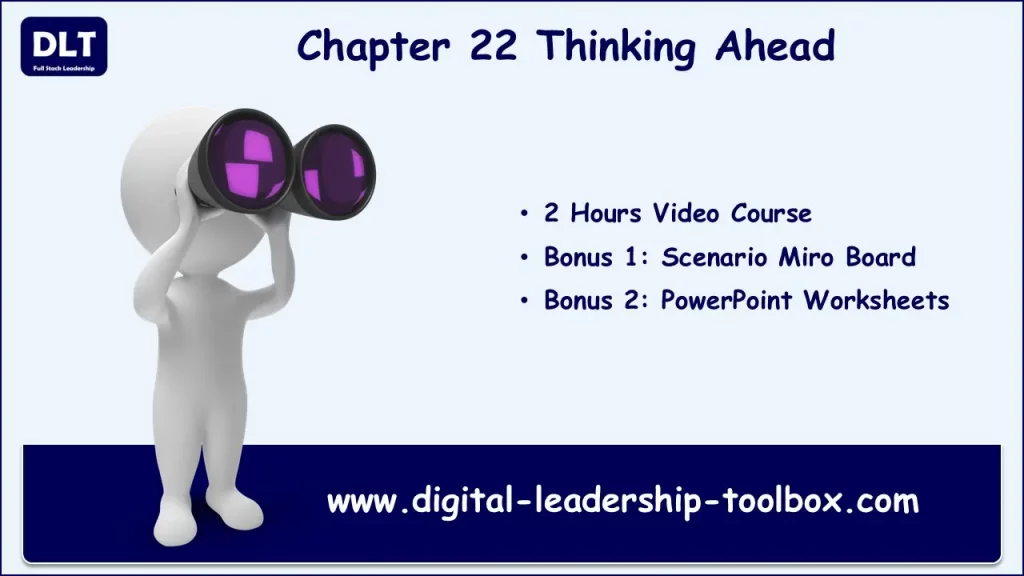 Step-by-step Thinking Ahead Skills Training  is Chapter 22 of the Digital Leadership Toolbox
