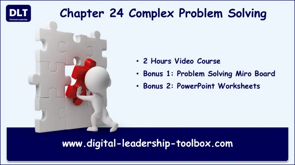 Complex Problem Solving Skills Training is Chapter 24 of the Digital Leadership Toolbox